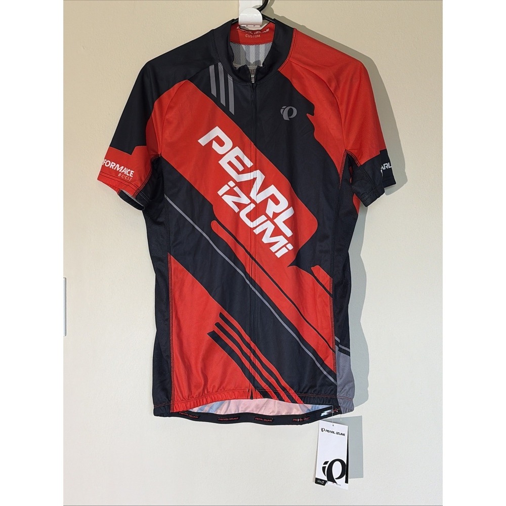 Pearl Izumi Custom Red/Black Elite Performance Cycling Jersey Mens XL NEW NWT
